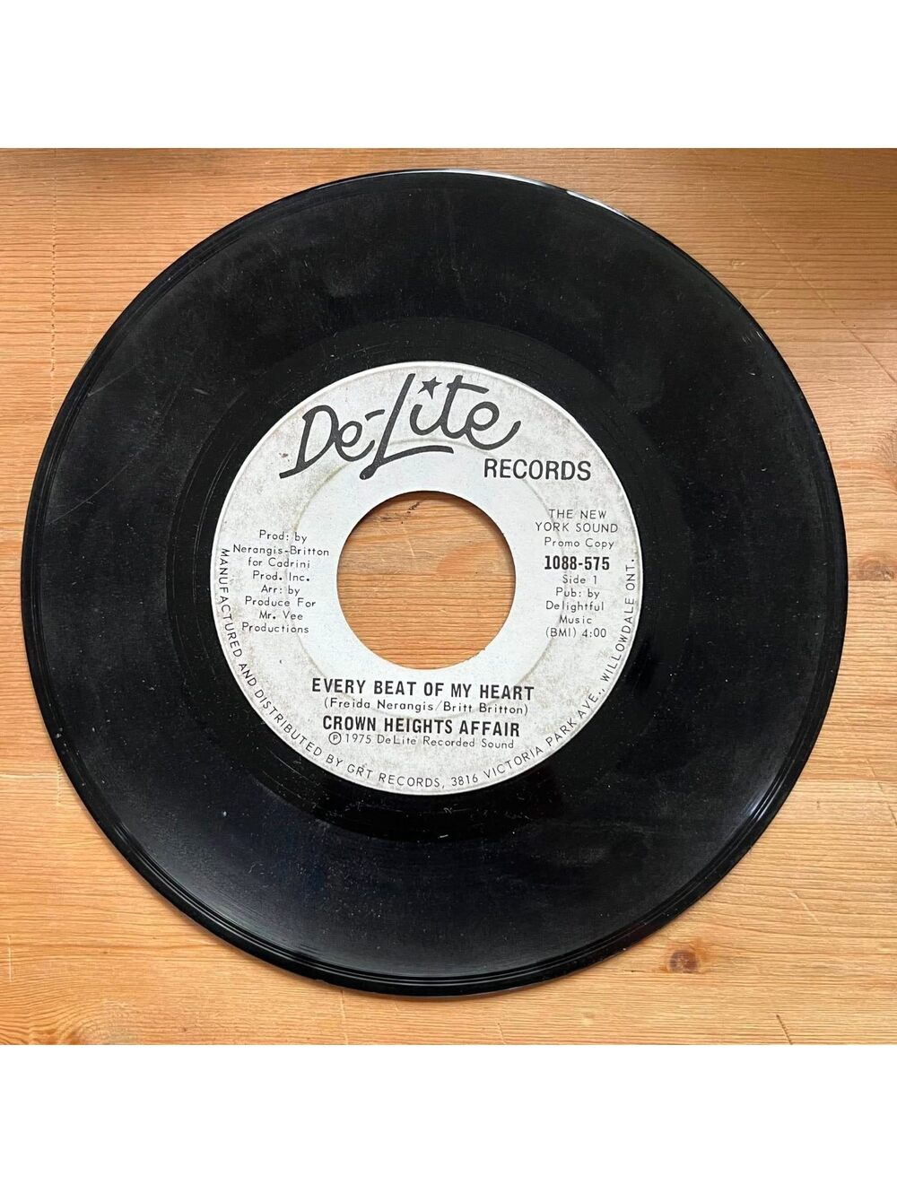 Crown Heights Affair - Every Beat of my Heart 45rpm VG+ R10